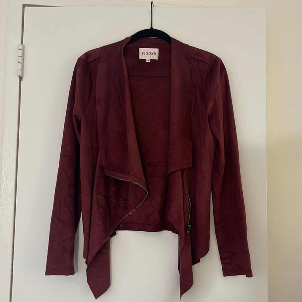 Vigoss Red Suede Jacket